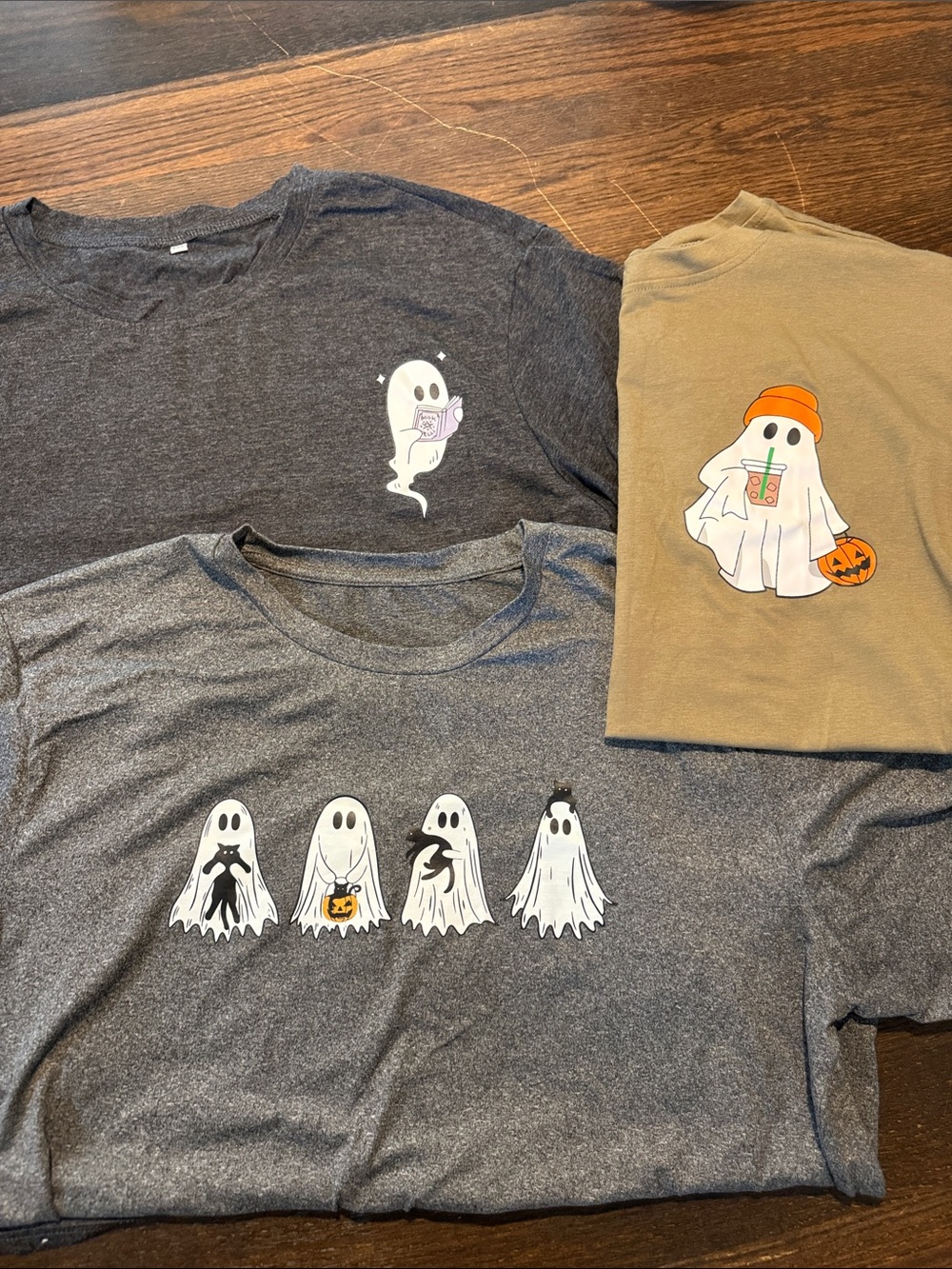 Women’s set of 3 Spooky Ghost TShirts